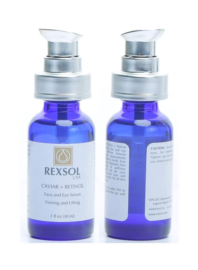 REXSOL Caviar + Retinol Face And Eye Serum 30ml - Image 3
