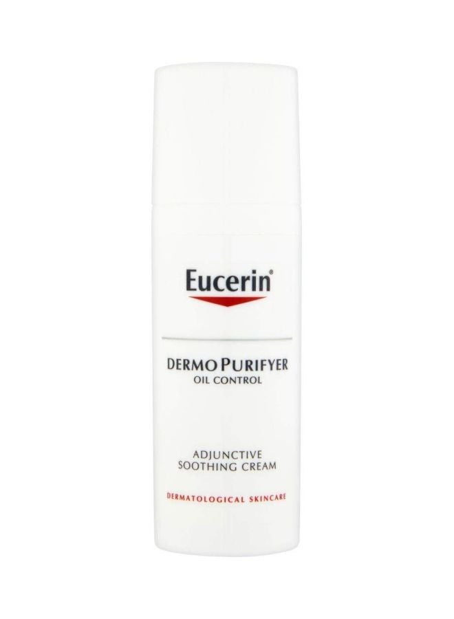 Eucerin DermoPurifyer Oil Control Adjunctive Soothing Cream White 50ml  - Image 1