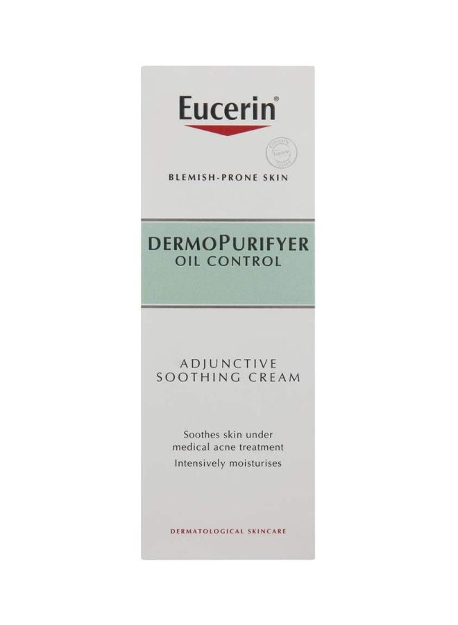 Eucerin DermoPurifyer Oil Control Adjunctive Soothing Cream White 50ml  - Image 3