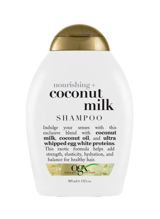 Ogx Nourishing Coconut Milk Shampoo 385ml  - Image 1