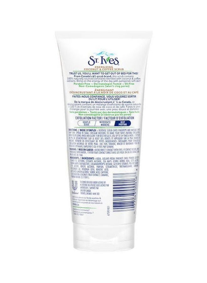 ST. Ives Pack of 2 Energizing Coconut And Coffee Face Scrub 2x170grams  - Image 2