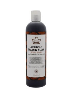 Nubian Heritage African Black Soap Body Wash 384ml  - Image 1