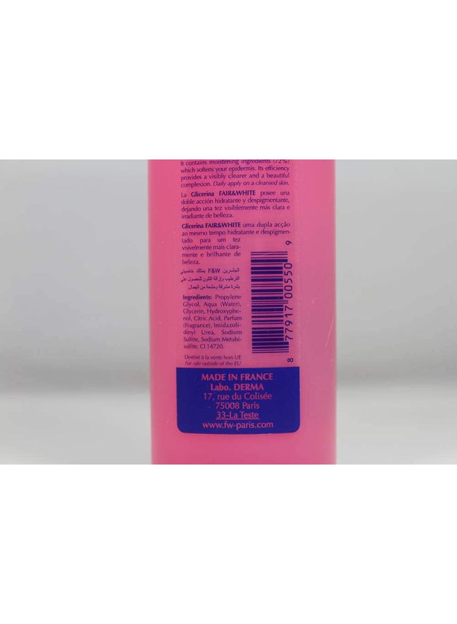 Fair and White Original Brightening Glycerine Lotion 125ml - Image 2