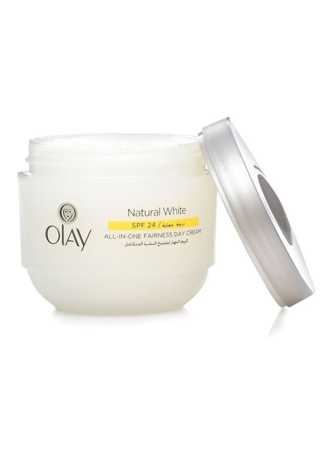 Olay Natural All-In-One Fairness Cream SPF 24 White 100grams - Image 3