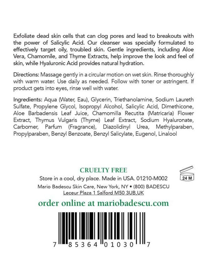 MARIO BADESCU Acne Facial Cleanser 177ml  - Image 3