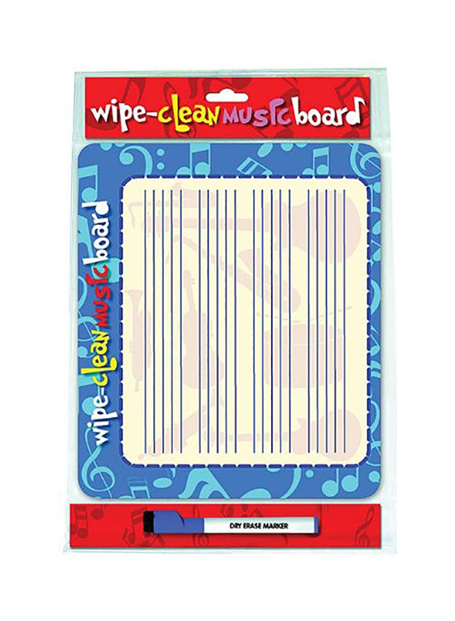 Wipe Clean Music Board: Landscape Edition Paperback English by Hal Leonard Corp - 38533