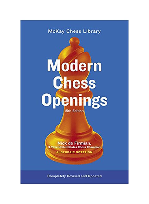 Modern Chess Openings: Mc0-15 Paperback English by Nick De Firmian - 2008