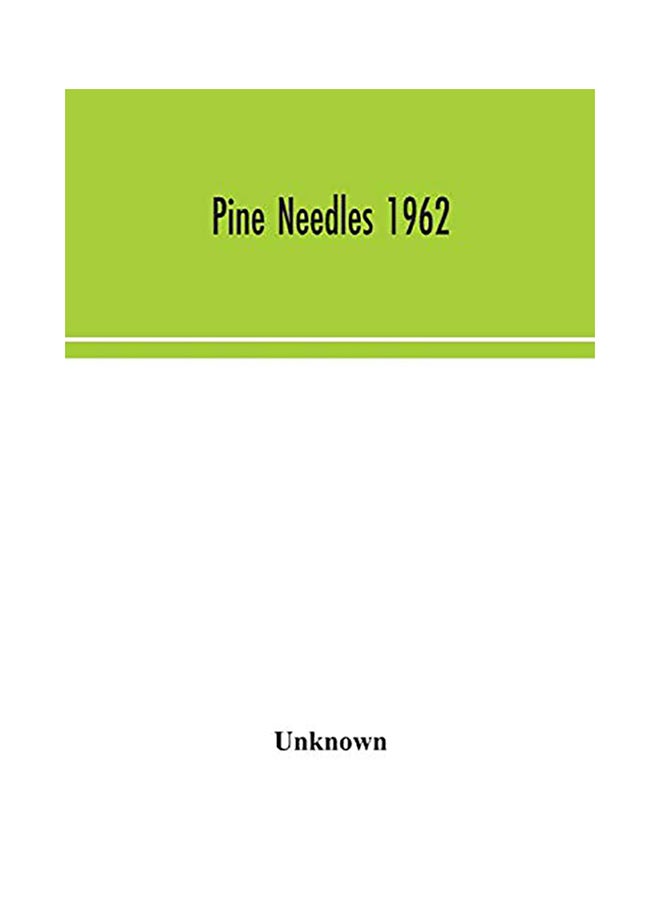 Pine Needles 1962 paperback english - 2020