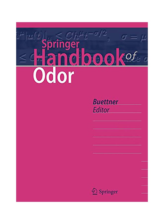 Springer Handbook of Odor Hardcover English by Andrea Büttner - 2017
