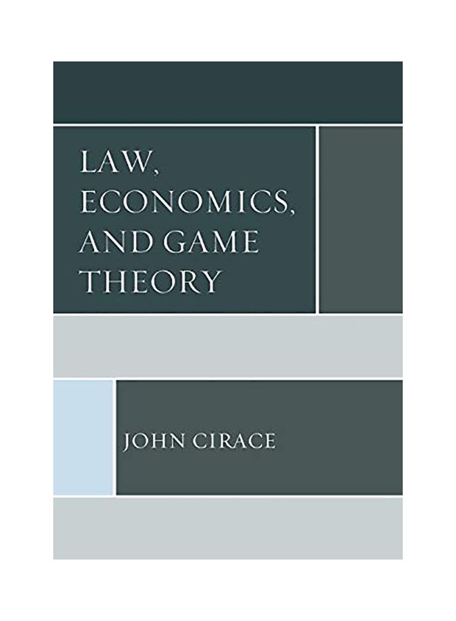 Law, Economics, and Game Theory paperback english - 2020 
