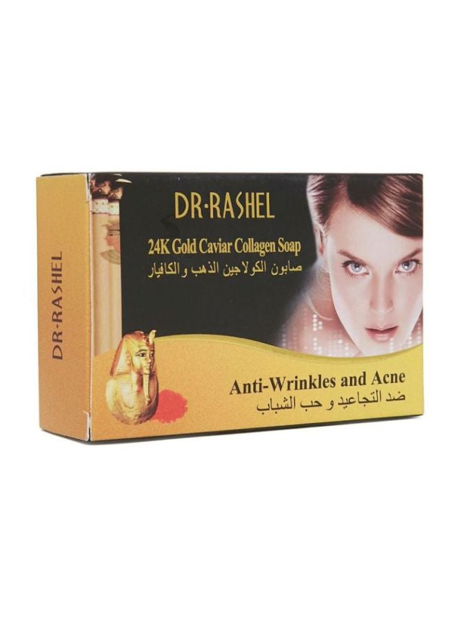 DR. RASHEL 24K Caviar Collagen Soap Gold 100grams  - Image 2