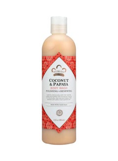 Nubian Heritage Coconut And Papaya Body Wash 384ml  - Image 1