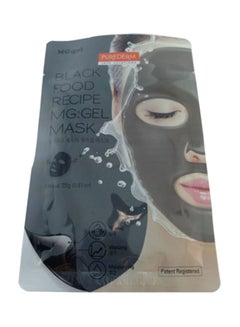 Purederm Food Recipe Mg-Gel Mask Black 23grams  - Image 1