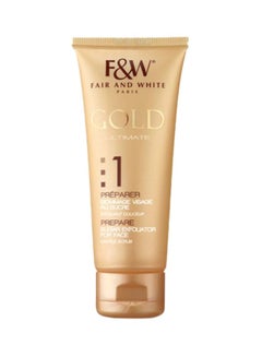 Fair and White Gold Sugar Exfoliator 75ml 
