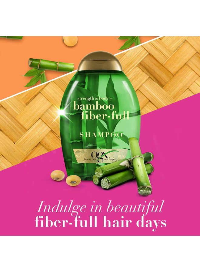 أو جي إكس شامبو سترنغث آند بودي بلس بخلاصة ألياف الخيزران الكاملة - Image 3