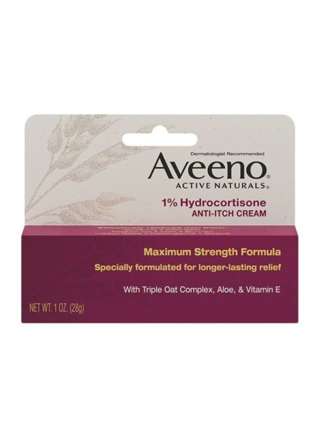 Aveeno Active Naturals Anti-Itch Cream 28grams - Image 2