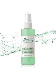 MARIO BADESCU Facial Spray With Aloe, Cucumber And Green Tea Clear 118ml  - Image 3
