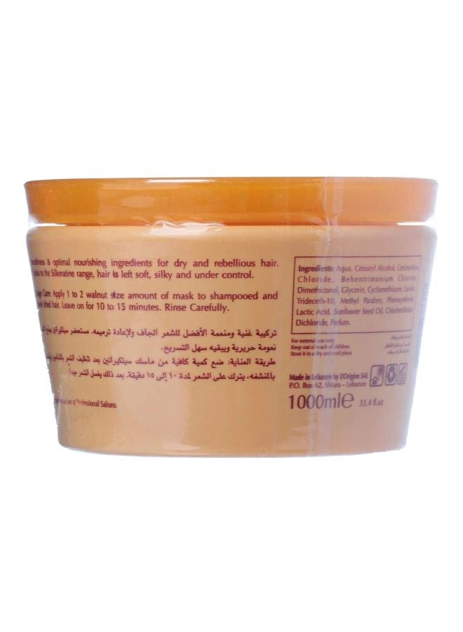 ENERGY COSMETICS - Silkeratine Nutri Oil+Anti Frizz Smoothing Mask 1000ml - Image 1