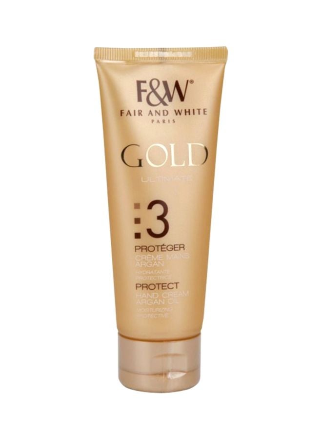 Fair and White Gold Hand Cream With Argan Oil 75ml - Image 2