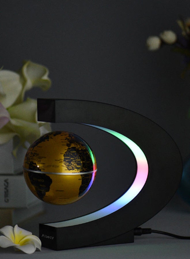 أيبيسي مصباح LED بشكل خريطة العالم على كرة أرضية معلقة وحامل بشكل حرف C متعدد الألوان - Image 4