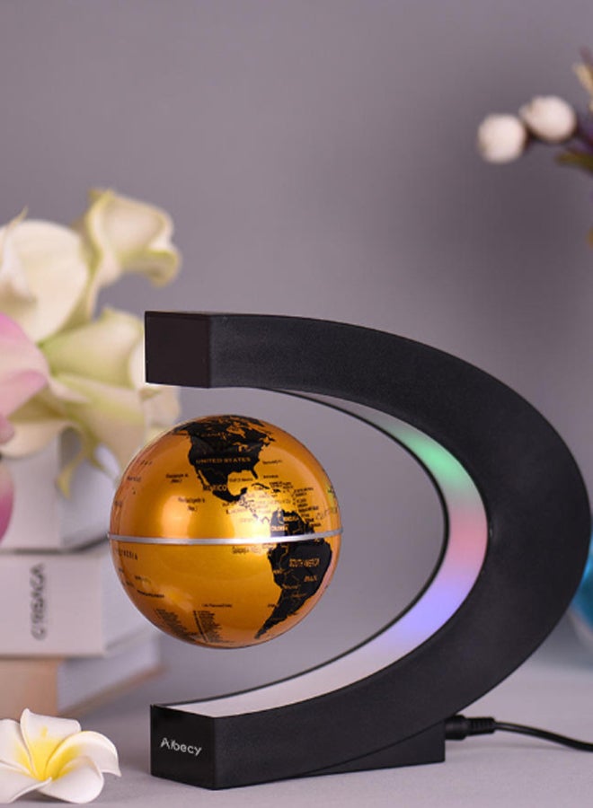 أيبيسي مصباح LED بشكل خريطة العالم على كرة أرضية معلقة وحامل بشكل حرف C متعدد الألوان - Image 2