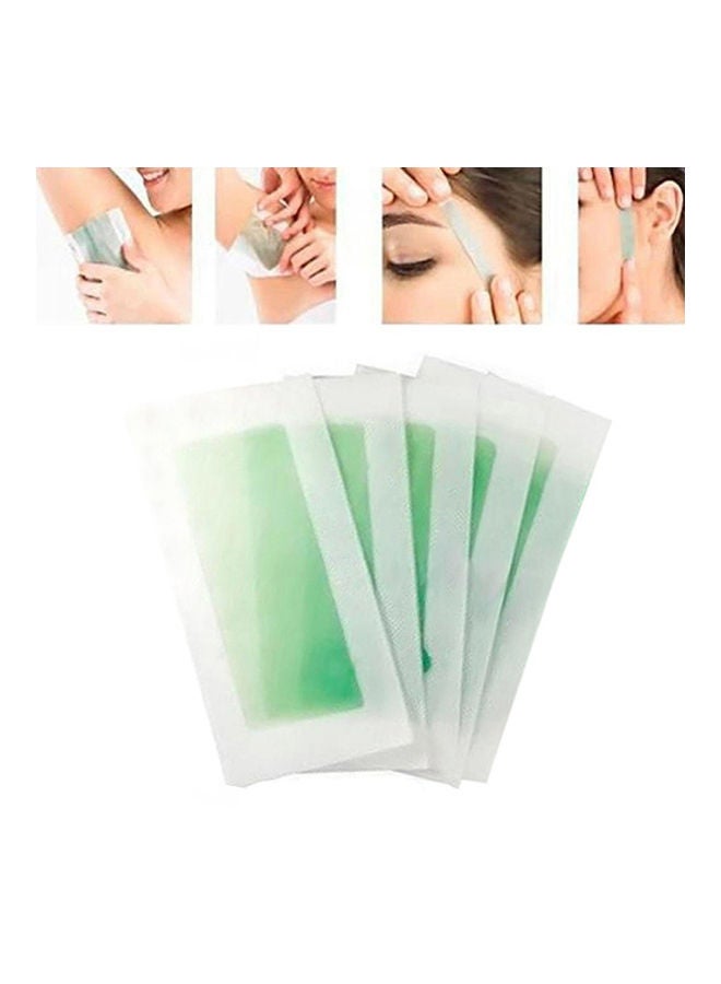 Generic 10Sides Hair Removal Depilatory Nonwoven Waxing Wax Strip Paper for Leg Body - Image 1