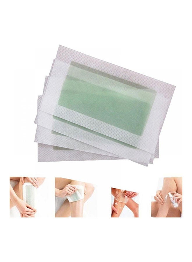 Generic 10Sides Hair Removal Depilatory Nonwoven Waxing Wax Strip Paper for Leg Body - Image 3