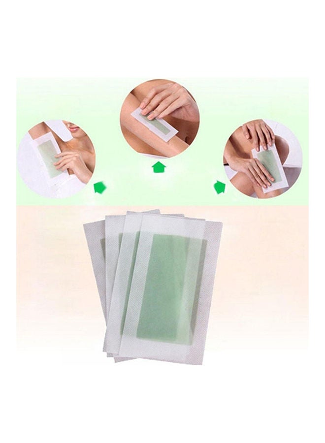 Generic 10Sides Hair Removal Depilatory Nonwoven Waxing Wax Strip Paper for Leg Body - Image 4