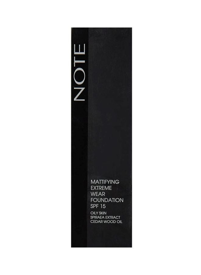 Note Mattifying Extreme Wear Foundation SPF 15 105 Oriental Tan - Image 3