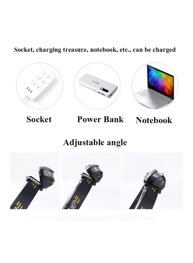 Generic Intelligent  Body Motion Sensor LED Headlight USB Charging Mini Headlamp Outdoor Light 7*7*7cm - Image 3