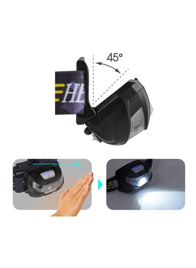 Generic Intelligent  Body Motion Sensor LED Headlight USB Charging Mini Headlamp Outdoor Light 7*7*7cm - Image 4