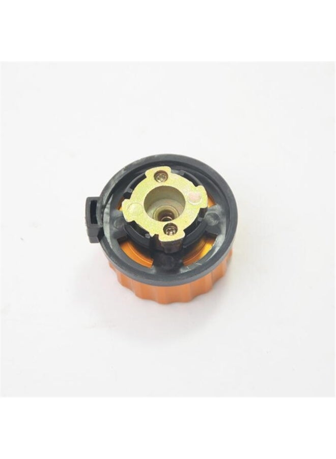 Outdoor Camping Hiking Stove Burner Adapter Gas Tank Connector Clip Type Auto-lock Adapter Converter Gold 5*5*5cm - Image 5