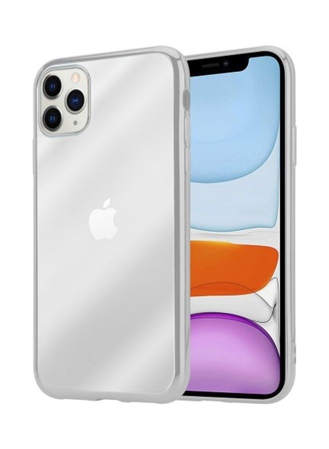 HICOOL Hicool Protective Clear Case Cover for iPhone 12 Pro - Silver Edge silver  - Image 1