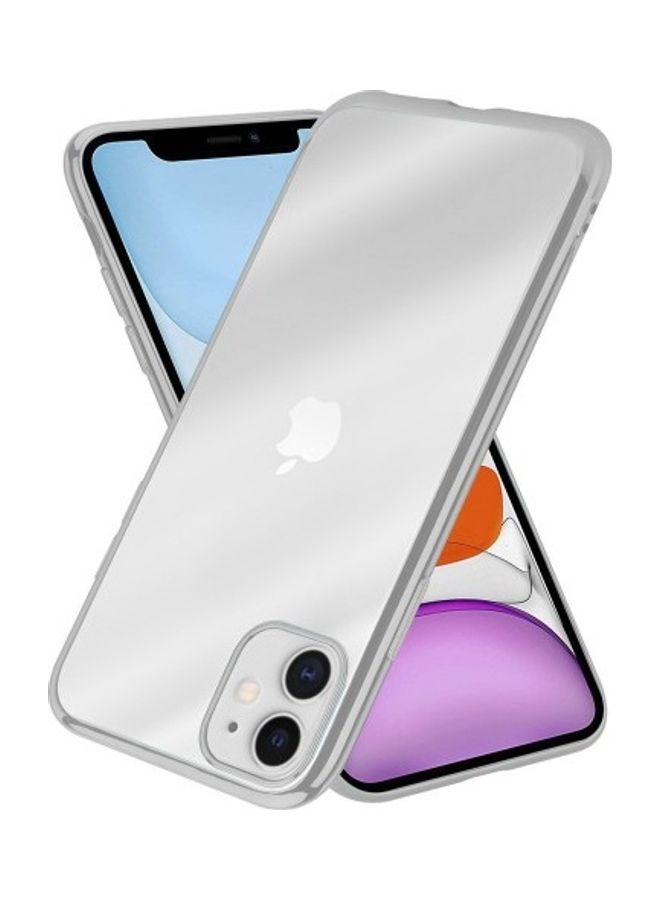 HICOOL - Hicool Protective Clear Case Cover for iPhone 12 Mini - Silver Edge silver - Image 1