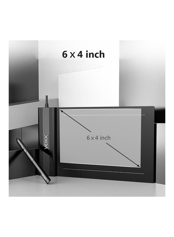 Veikk Professional Graphics Drawing Tablet Black  - Image 3
