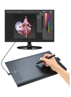هيون تابلت احترافي لتصميم الرسومات الرقمية أسود  - Image 4