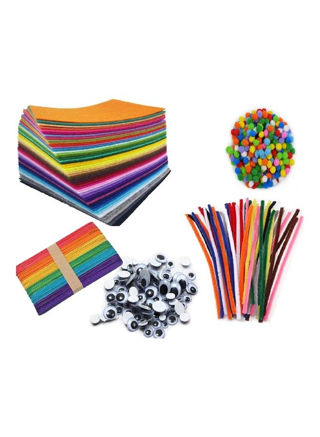 JMD 620 Pcs Arts and Crafts Supplies for Kids Toddler DIY Art Craft Kits Crafting Materials Toys Set for School Home Projects Craft Supplies with Pipe Cleaners for 4 5 6 7 8 9 10-Year-Old Boys Girls 30cm  - Image 1