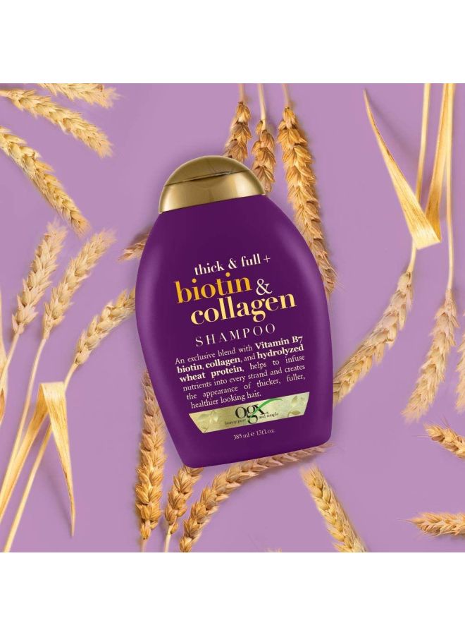 Ogx - Biotin And Collagen Shampoo 385ml - Image 1