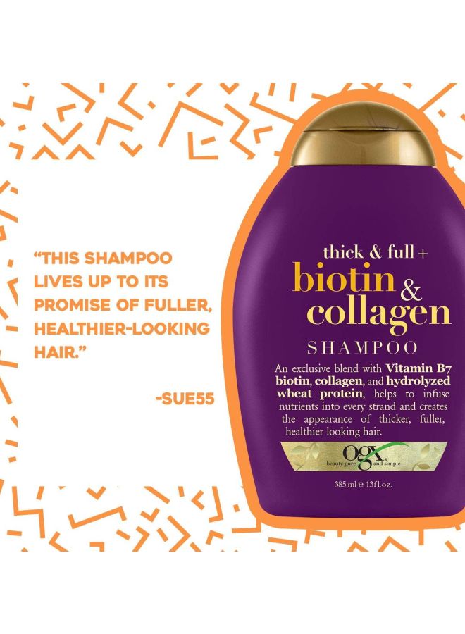 Ogx - Biotin And Collagen Shampoo 385ml - Image 1
