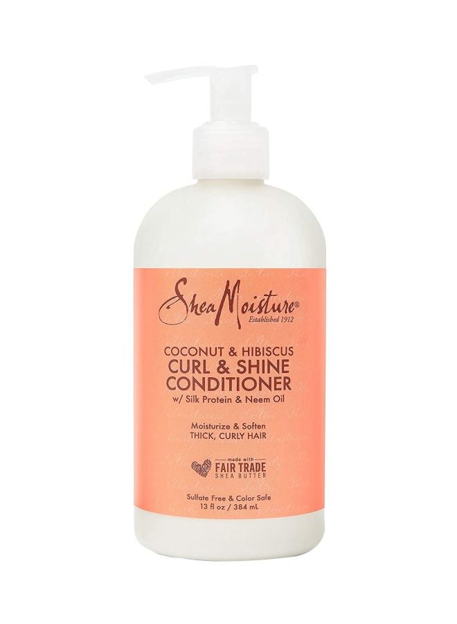 SheaMoisture - Coconut And Hibiscus Curl And Shine Conditioner - Image 1