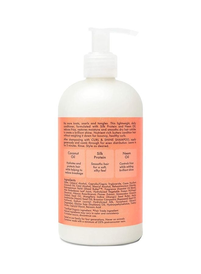 SheaMoisture - Coconut And Hibiscus Curl And Shine Conditioner - Image 1