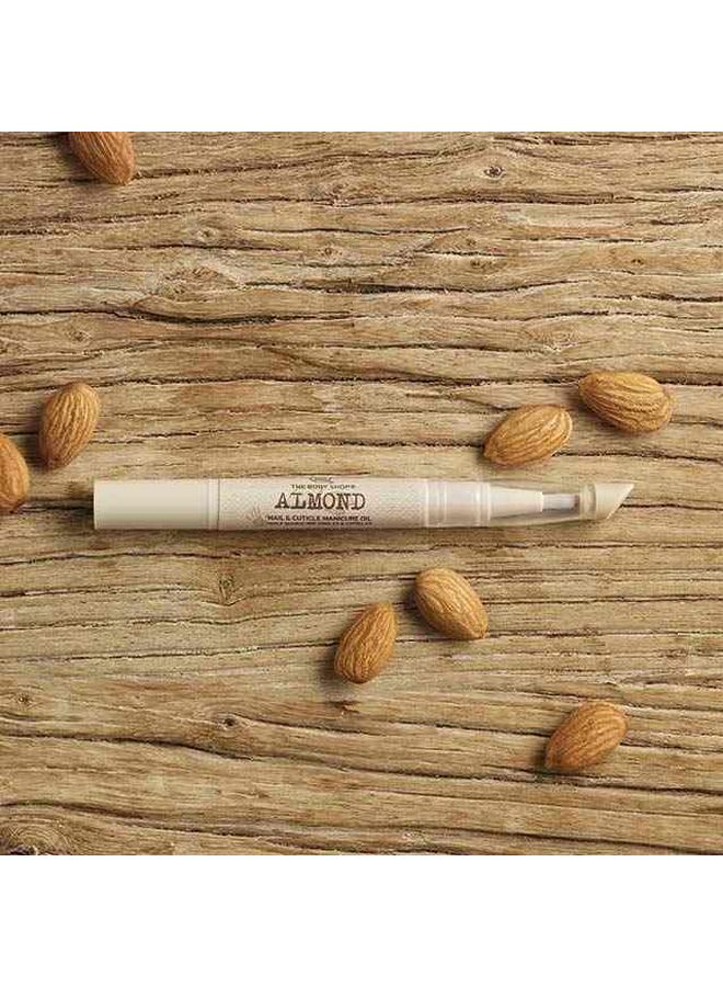 THE BODY SHOP - Nail And Cuticle Almond Oil Beige 1.8ml - Image 1
