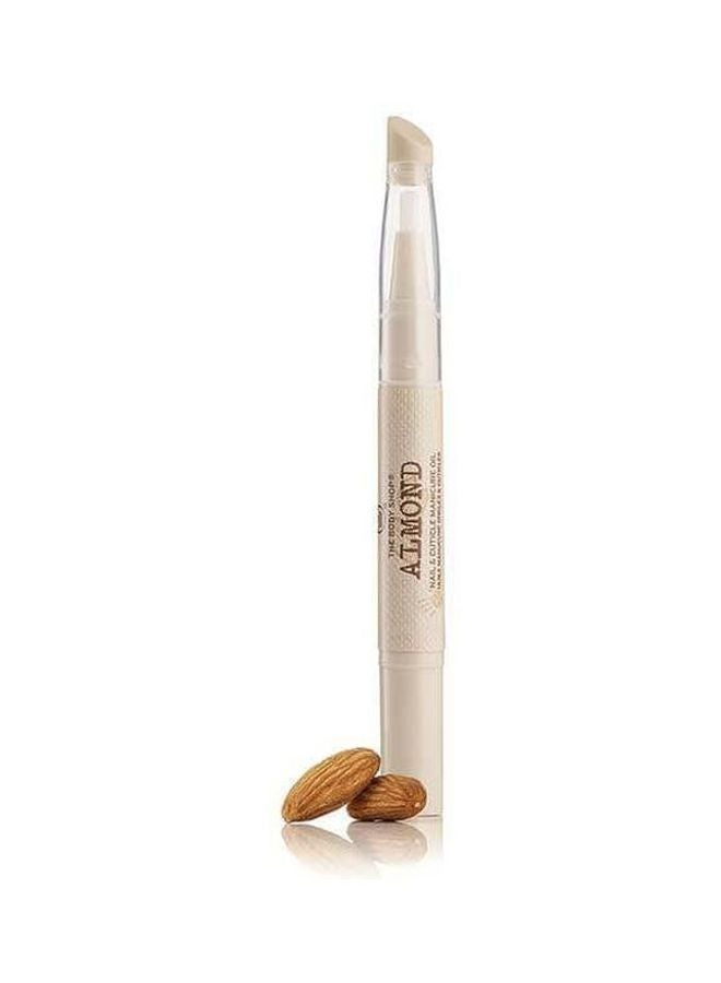 THE BODY SHOP - Nail And Cuticle Almond Oil Beige 1.8ml - Image 1