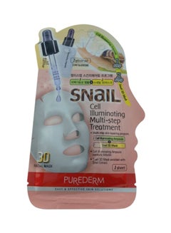 Snail Cell Illuminating Multi-Step Treatment Mask