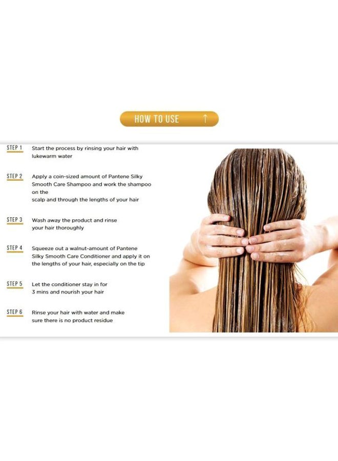 Pantene - Pro-V Smooth And Silky Conditioner 180ml - Image 1