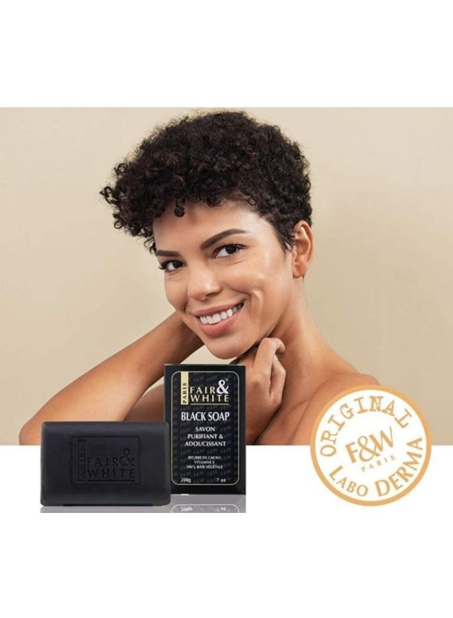 Fair and White Purifying And Softening Soap Black 200grams  - Image 4