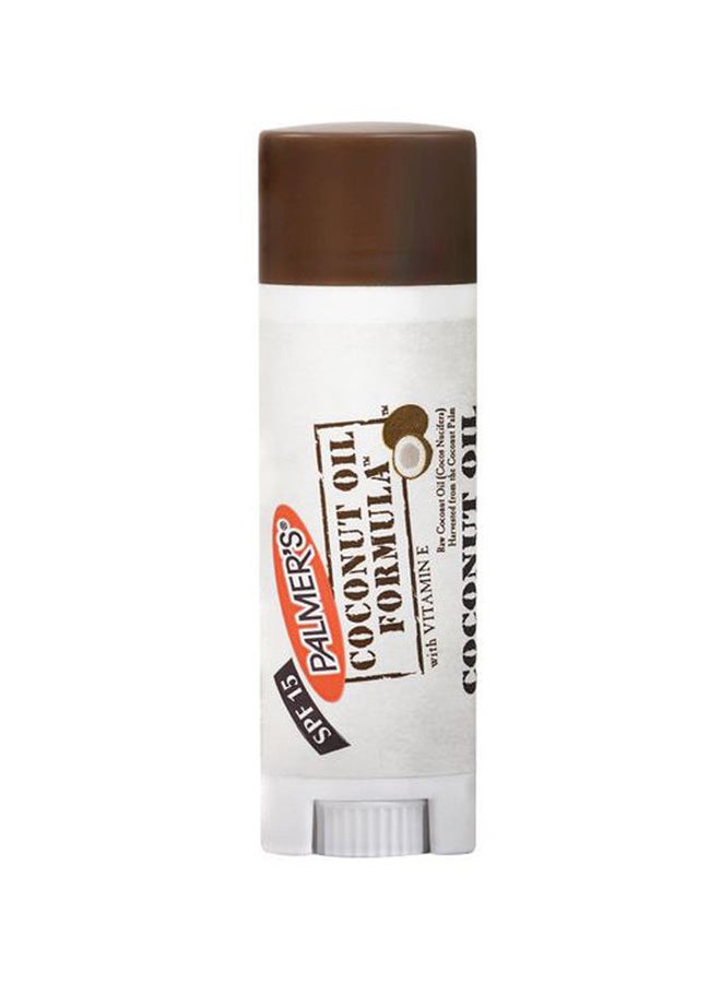 بالمرز زبدة الشفاه بتركيبة زيت جوز الهند مع عامل حماية من الشمس SPF15 بني 4جرام - Image 1