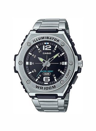 Men's Illuminator Stainless Steel Analog Quartz Wrist Watch MWA-100HD-1AVDF - 51 mm - Black - v1605031454/N41511885A_1