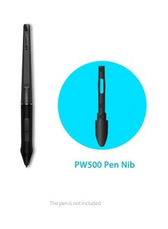 HUION 10-Piece Replacement Graphic Tablet Pen Nib Black  - Image 2