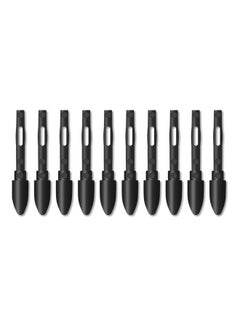 HUION 10-Piece Replacement Graphic Tablet Pen Nib Black  - Image 5